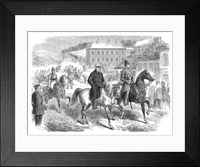 Framed Print : The War in Denmark: Marshal von Wrangel, the Prussian Commander-In-Chief, at Hadersleben... 1864. Creator: Unknown Framed Print : The War in Denmark: Marshal von Wrangel, the Prussian Commander-In-Chief, at Hadersleben... 1864. Creator: Unknown