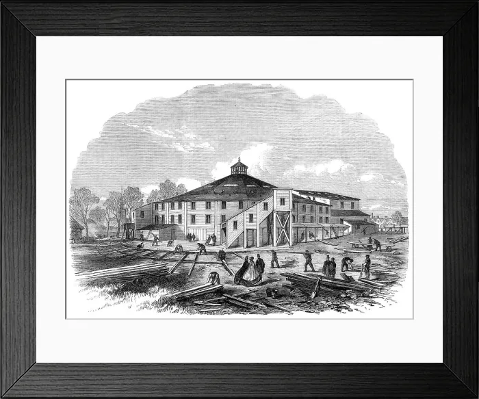 Framed Print : The Shakspeare Pavilion at Stratford-on-Avon, 1864. Creator: Unknown Framed Print : The Shakspeare Pavilion at Stratford-on-Avon, 1864. Creator: Unknown