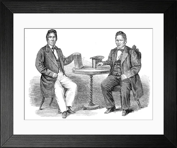 Framed Print : The Ambassadors from Madagascar, 1864. Creator: Unknown Framed Print : The Ambassadors from Madagascar, 1864. Creator: Unknown