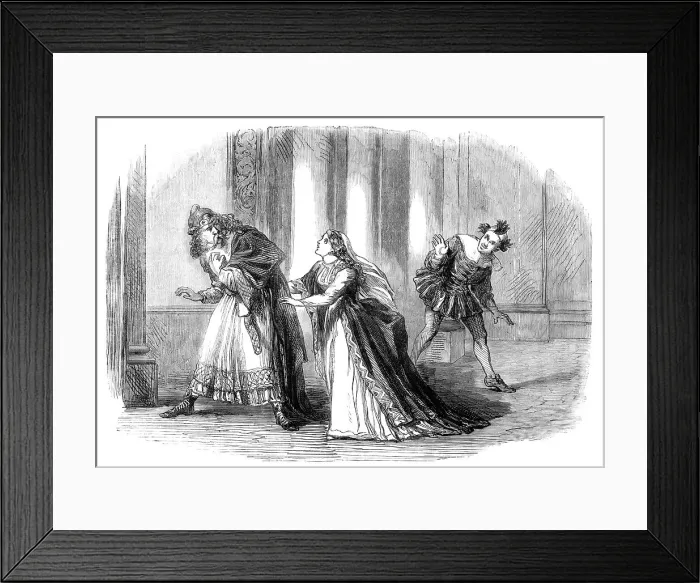 Framed Print : The Shakspeare Commemoration at Stratford-On-Avon: scene from The Comedy of Errors'...1864. Creator: Unknown Framed Print : The Shakspeare Commemoration at Stratford-On-Avon: scene from The Comedy of Errors'...1864. Creator: Unknown