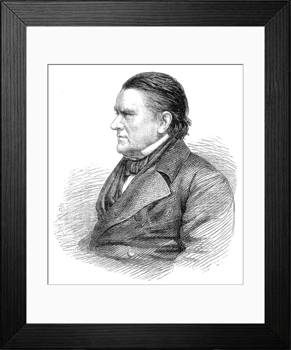 Framed Print : The late Alaric Alexander Watts, 1864. Creator: Unknown Framed Print : The late Alaric Alexander Watts, 1864. Creator: Unknown