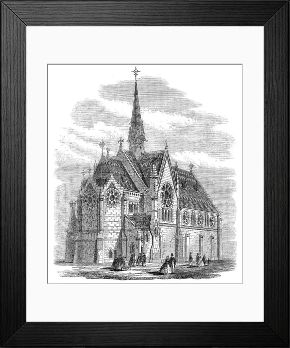 Framed Print : The Episcopalian Church of St. Mary, Carden-Place, Aberdeen, 1864. Creator: Unknown Framed Print : The Episcopalian Church of St. Mary, Carden-Place, Aberdeen, 1864. Creator: Unknown
