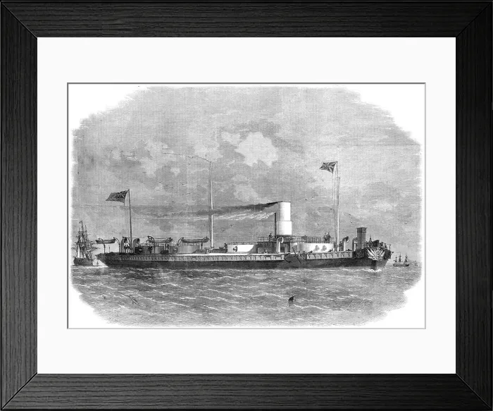 Framed Print : The Royal Sovereign turret-ship, 1864. Creators: Edwin Weedon, Smyth Framed Print : The Royal Sovereign turret-ship, 1864. Creators: Edwin Weedon, Smyth