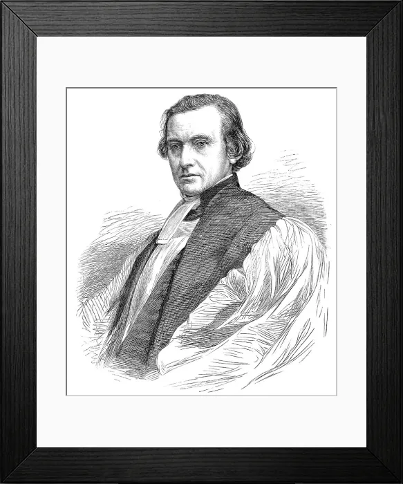 Framed Print : The Right Rev. Edward Harold Browne, D.D. Lord Bishop of Ely, 1864. Creator: Unknown Framed Print : The Right Rev. Edward Harold Browne, D.D. Lord Bishop of Ely, 1864. Creator: Unknown