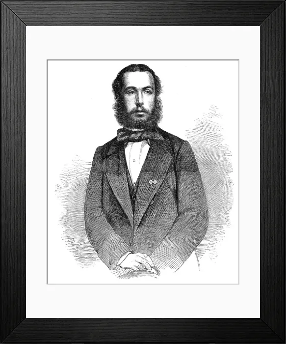 Framed Print : Ferdinand Maximilian of Austria, Emperor of Mexico, 1864. Creator: Unknown Framed Print : Ferdinand Maximilian of Austria, Emperor of Mexico, 1864. Creator: Unknown