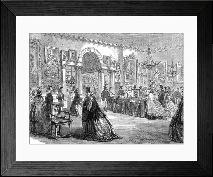 Framed Print : The Shakspeare Commemoration at Stratford-On-Avon: exhibition...in the Townhall, 1864. Creator: Unknown Framed Print : The Shakspeare Commemoration at Stratford-On-Avon: exhibition...in the Townhall, 1864. Creator: Unknown