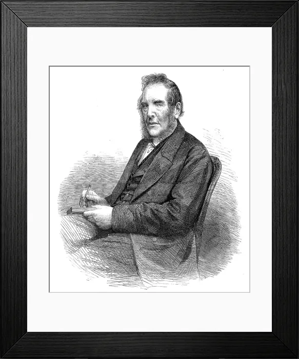 Framed Print : The late Mr. Richard Roberts, mechanician and engineer, 1864. Creator: Unknown Framed Print : The late Mr. Richard Roberts, mechanician and engineer, 1864. Creator: Unknown