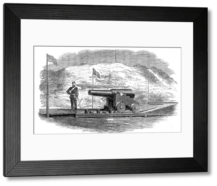 Framed Print : The Mackay Gun, 1864. Creator: Unknown Framed Print : The Mackay Gun, 1864. Creator: Unknown