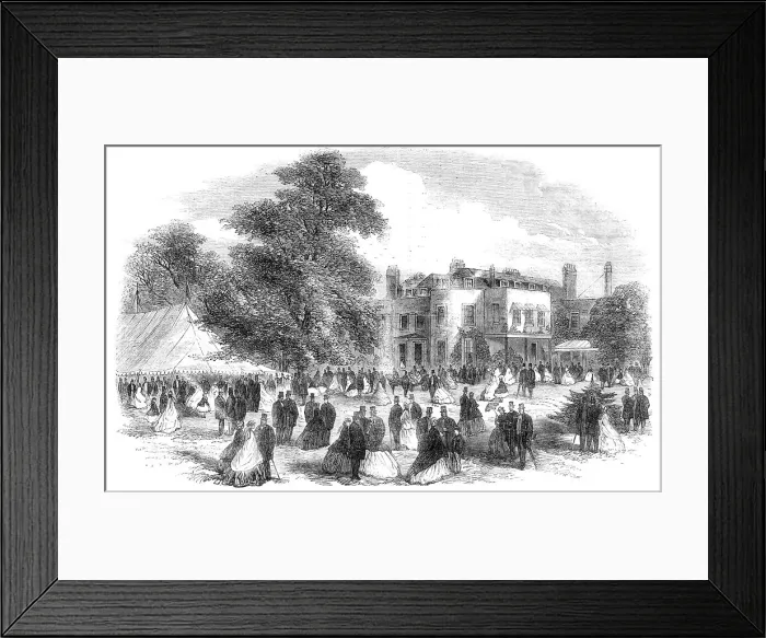Framed Print : Entertainment given by Mr. Gurney Barclay, at Leytonstone...London City Mission, 1865. Creator: Unknown Framed Print : Entertainment given by Mr. Gurney Barclay, at Leytonstone...London City Mission, 1865. Creator: Unknown