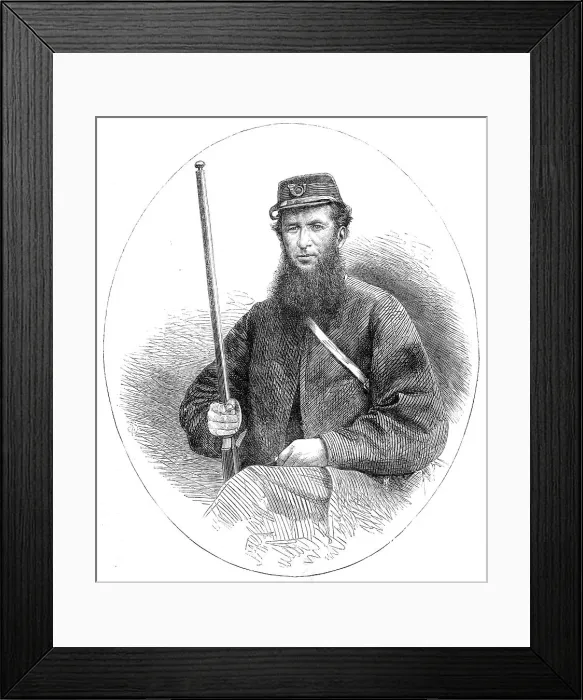 Framed Print : The National Rifle Association prize meeting at Wimbledon: Mr. Sharman...winner, Queen's Prize, 1865 Creator: Unknown Framed Print : The National Rifle Association prize meeting at Wimbledon: Mr. Sharman...winner, Queen's Prize, 1865 Creator: Unknown