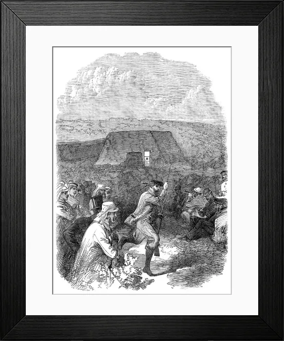 Framed Print : The National Rifle Association prize meeting at Wimbledon:the Horatio Ross Prize, 1865. Creator: Unknown Framed Print : The National Rifle Association prize meeting at Wimbledon:the Horatio Ross Prize, 1865. Creator: Unknown