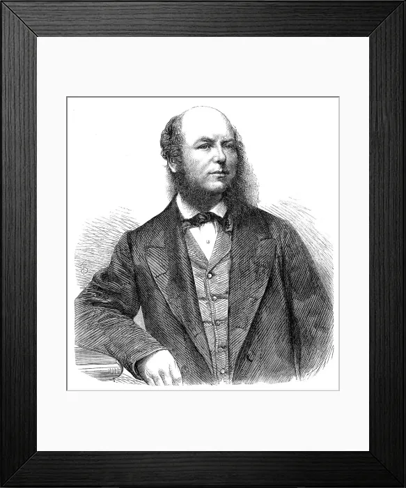 Framed Print : The late Mr. Wingrove Cooke, 1865. Creator: Unknown Framed Print : The late Mr. Wingrove Cooke, 1865. Creator: Unknown