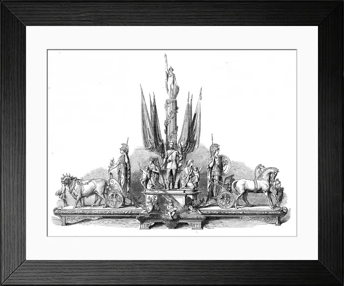 Framed Print : The International Volunteer Challenge Trophy to be shot for at the Wimbledon Meeting, 1865. Creator: Unknown Framed Print : The International Volunteer Challenge Trophy to be shot for at the Wimbledon Meeting, 1865. Creator: Unknown