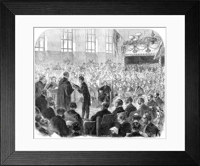 Framed Print : The Prince of Wales at the Apposition of St. Paul's School, on Wednesday, June 15, 1864. Creator: Mason Jackson Framed Print : The Prince of Wales at the Apposition of St. Paul's School, on Wednesday, June 15, 1864. Creator: Mason Jackson