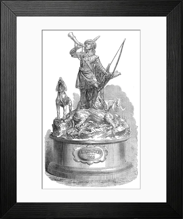 Framed Print : Goodwood Races: the Stewards Cup - Robin Hood Winding The Morte, 1865. Creator: Unknown Framed Print : Goodwood Races: the Stewards Cup - Robin Hood Winding The Morte, 1865. Creator: Unknown