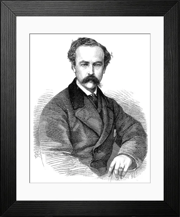 Framed Print : The Late Lieutenant-Colonel Patrick Stewart, Director-General of the Indo-European Telegraph, 1865. Creator: Unknown Framed Print : The Late Lieutenant-Colonel Patrick Stewart, Director-General of the Indo-European Telegraph, 1865. Creator: Unknown