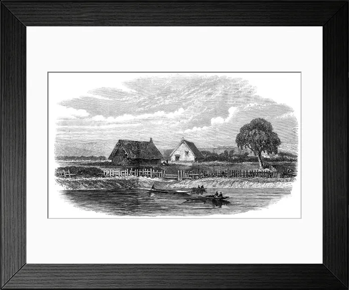 Framed Print : The murder of a missionary by the Maoris in New Zealand: scene of the murder of Rev. Volkner, 1865. Creator: Unknown Framed Print : The murder of a missionary by the Maoris in New Zealand: scene of the murder of Rev. Volkner, 1865. Creator: Unknown
