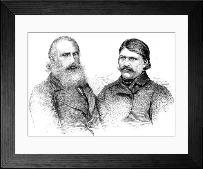 Framed Print : Two Nestorians at the Strangers Home for Asiatics, Limehouse, 1862. Creator: Unknown Framed Print : Two Nestorians at the Strangers Home for Asiatics, Limehouse, 1862. Creator: Unknown