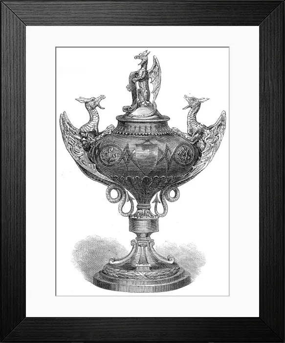 Framed Print : Dragon Cup of the St. George's Rifle Volunteer Corps, 1865. Creator: Unknown Framed Print : Dragon Cup of the St. George's Rifle Volunteer Corps, 1865. Creator: Unknown