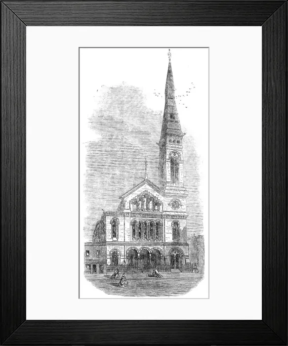 Framed Print : New chapel at Westminster, 1865. Creator: Unknown Framed Print : New chapel at Westminster, 1865. Creator: Unknown