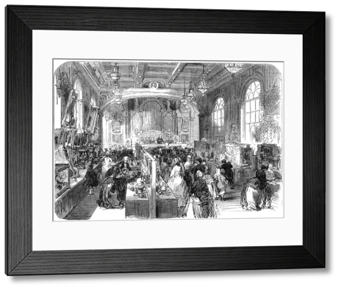 Framed Print : Opening of the Reading Industrial Exhibition, 1865. Creator: Unknown Framed Print : Opening of the Reading Industrial Exhibition, 1865. Creator: Unknown