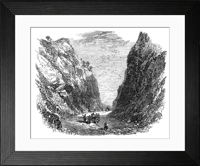 Framed Print : Meeting of the British Association at Birmingham: the Wytch, near Malvern, 1865. Creator: Unknown Framed Print : Meeting of the British Association at Birmingham: the Wytch, near Malvern, 1865. Creator: Unknown