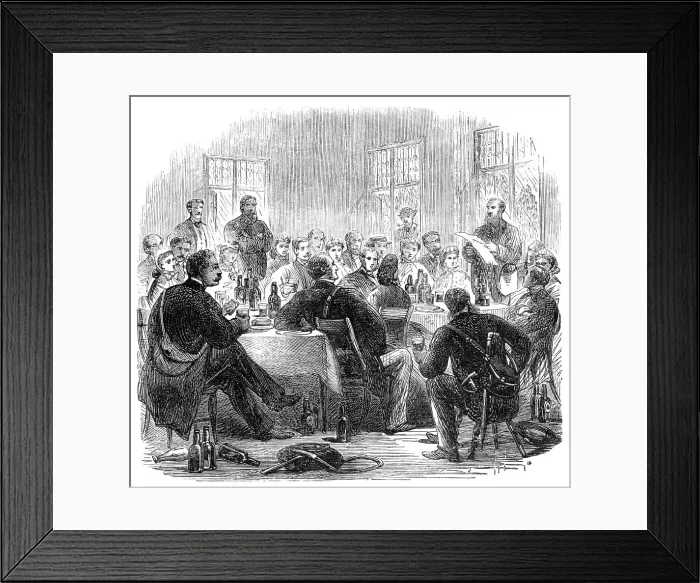 Framed Print : Meeting of the British Association at Birmingham:a paper on the geology of the district, 1865. Creator: Unknown Framed Print : Meeting of the British Association at Birmingham:a paper on the geology of the district, 1865. Creator: Unknown