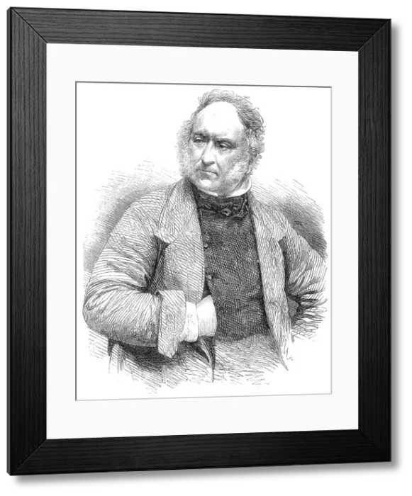 Framed Print : The late J. F. Herring, animal painter, 1865. Creator: Unknown Framed Print : The late J. F. Herring, animal painter, 1865. Creator: Unknown