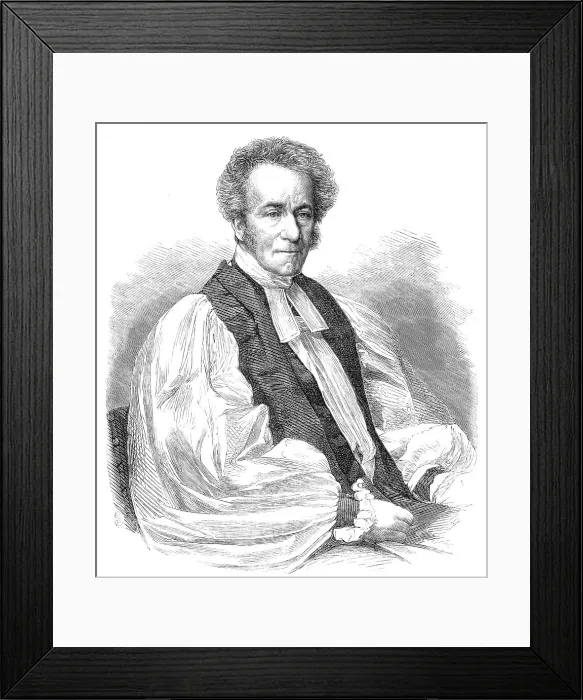 Framed Print : The Right Rev. Dr. Jacobson, the new Bishop of Chester, 1865. Creator: Unknown Framed Print : The Right Rev. Dr. Jacobson, the new Bishop of Chester, 1865. Creator: Unknown