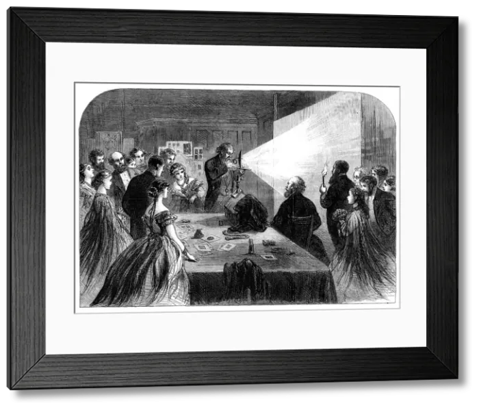 Framed Print : Meeting of the British Association at Birmingham - photography by aid of the Magnesium Light, 1865. Creator: Unknown Framed Print : Meeting of the British Association at Birmingham - photography by aid of the Magnesium Light, 1865. Creator: Unknown