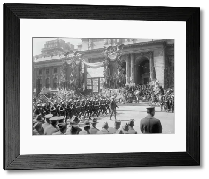 Framed Print : 27th Division, Mar 1918. Creator: Bain News Service Framed Print : 27th Division, Mar 1918. Creator: Bain News Service