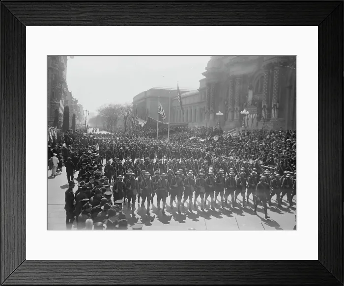 Framed Print : 27th Division, Mar 1918. Creator: Bain News Service Framed Print : 27th Division, Mar 1918. Creator: Bain News Service