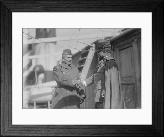 Framed Print : Col. Wm. Wallace & Gen. Guglielmotti, Apr 1919. Creator: Bain News Service Framed Print : Col. Wm. Wallace & Gen. Guglielmotti, Apr 1919. Creator: Bain News Service
