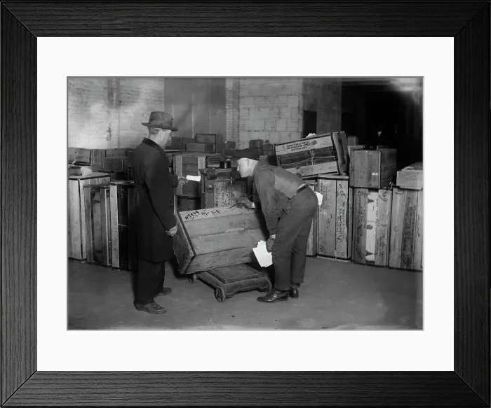 Framed Print : Storage, between 1917 and c1920. Creator: Bain News Service Framed Print : Storage, between 1917 and c1920. Creator: Bain News Service