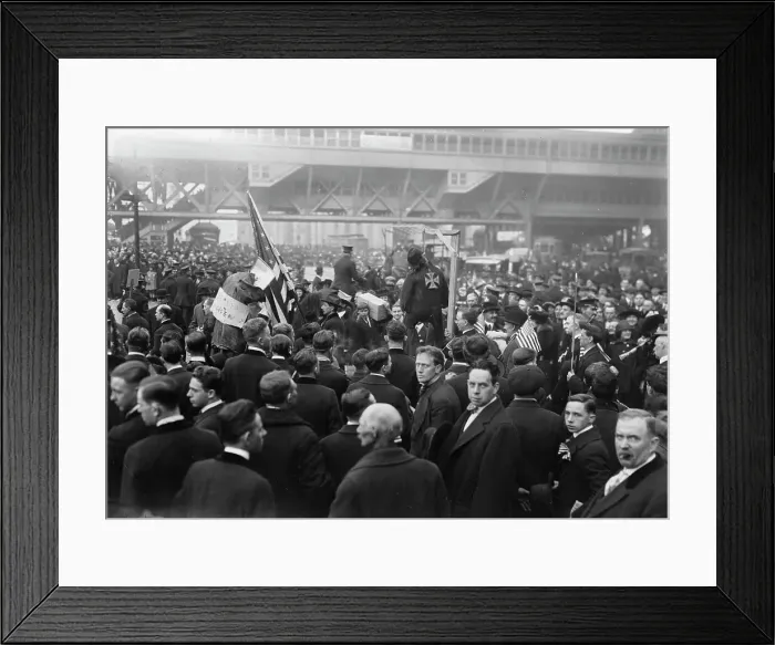 Framed Print : Peace Hurrah, 11 Nov 1918. Creator: Bain News Service Framed Print : Peace Hurrah, 11 Nov 1918. Creator: Bain News Service