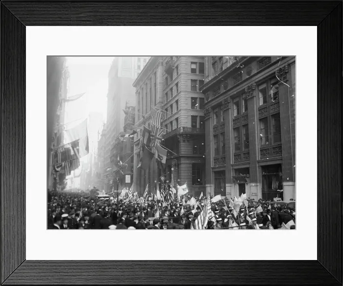 Framed Print : Peace Hurrah, 11 Nov 1918. Creator: Bain News Service Framed Print : Peace Hurrah, 11 Nov 1918. Creator: Bain News Service