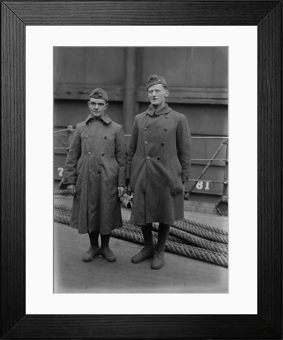 Framed Print : Edw. Vahey, Jos. A. Kearns, 1918 or 1919. Creator: Bain News Service Framed Print : Edw. Vahey, Jos. A. Kearns, 1918 or 1919. Creator: Bain News Service