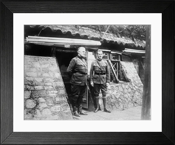 Framed Print : Brig. Gen. Frank E. Bamford & Col. D.K. Major, 25 Oct 1918. Creator: Bain News Service Framed Print : Brig. Gen. Frank E. Bamford & Col. D.K. Major, 25 Oct 1918. Creator: Bain News Service