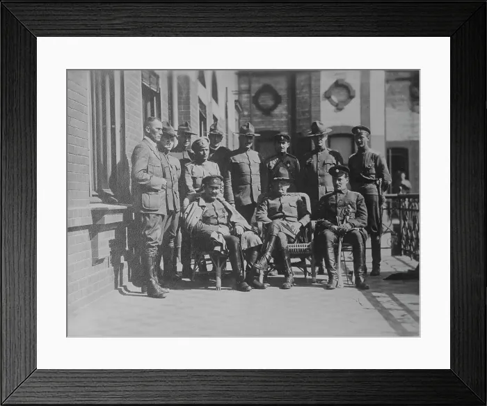 Framed Print : Gen. Semenoff & Gen. Graves, between c1915 and c1920. Creator: Bain News Service Framed Print : Gen. Semenoff & Gen. Graves, between c1915 and c1920. Creator: Bain News Service