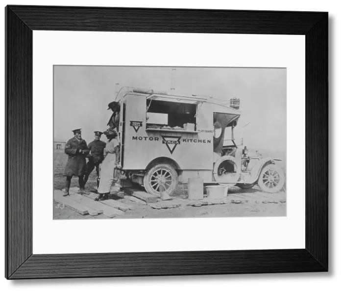 Framed Print : Army Motor Kitchen of Mrs. Hoare's [YMCA], 2 Oct 1918. Creator: Bain News Service