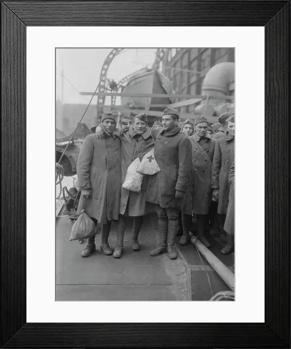 Framed Print : L. Jacubowski, H.E. Anchors, Ezra E. Jones, 1918 or 1919. Creator: Bain News Service Framed Print : L. Jacubowski, H.E. Anchors, Ezra E. Jones, 1918 or 1919. Creator: Bain News Service