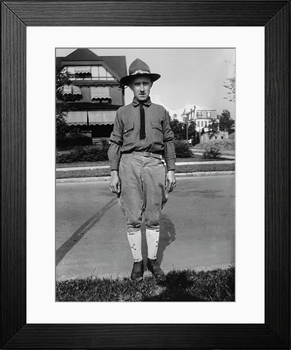 Framed Print : Corp. W.O. Gorner, 1917 or 1918. Creator: Bain News Service Framed Print : Corp. W.O. Gorner, 1917 or 1918. Creator: Bain News Service