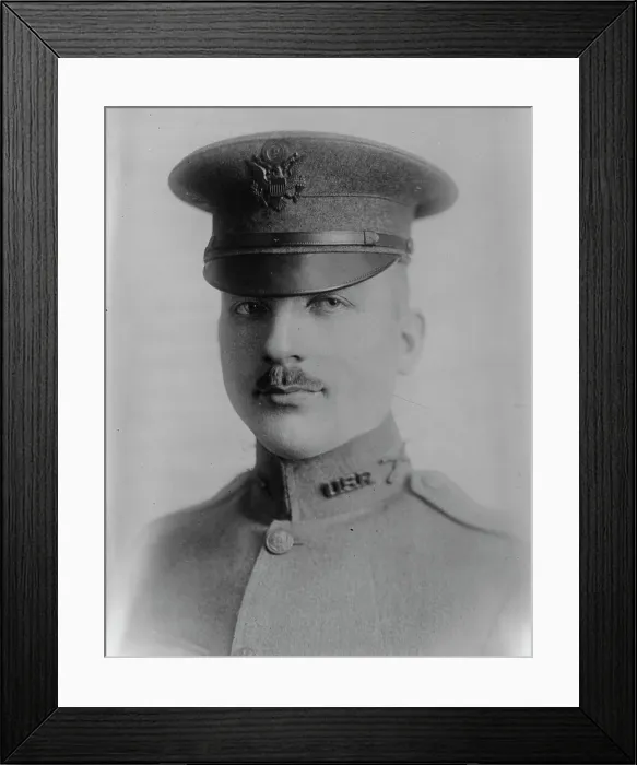 Framed Print : Lt. W.C. Peterson, 1918. Creator: Bain News Service Framed Print : Lt. W.C. Peterson, 1918. Creator: Bain News Service