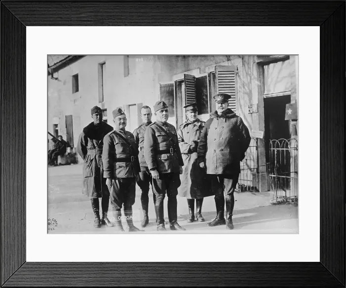 Framed Print : Maj. Gens. J.T. Dickman & C.T. Bailey, 11 Nov 1918. Creator: Bain News Service Framed Print : Maj. Gens. J.T. Dickman & C.T. Bailey, 11 Nov 1918. Creator: Bain News Service