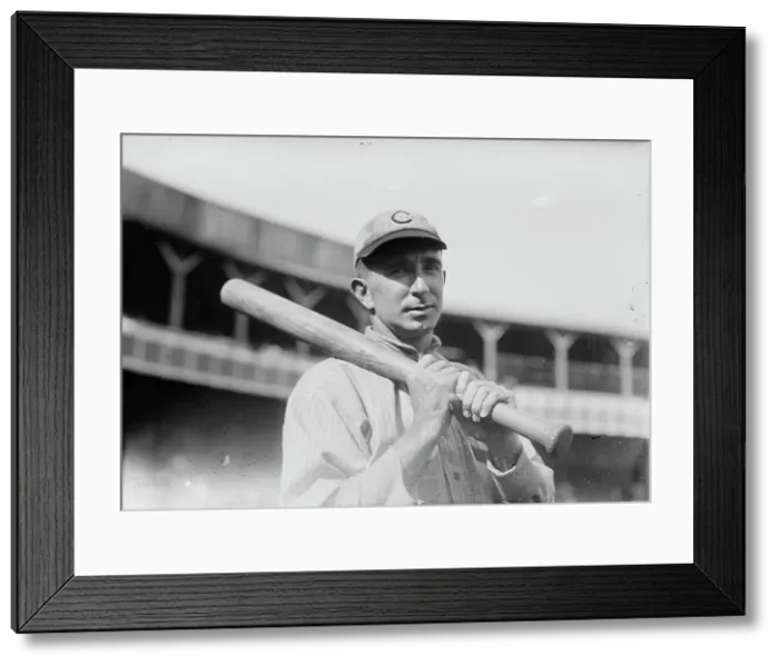 Framed Print : Johnny Kling, Chicago NL (baseball), 1910. Creator: Bain News Service Framed Print : Johnny Kling, Chicago NL (baseball), 1910. Creator: Bain News Service