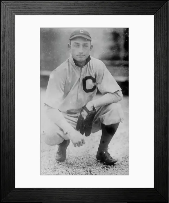 Framed Print : Ward McDowell, outfield prospect for Cleveland AL (baseball), 1913. Creator: Bain News Service Framed Print : Ward McDowell, outfield prospect for Cleveland AL (baseball), 1913. Creator: Bain News Service