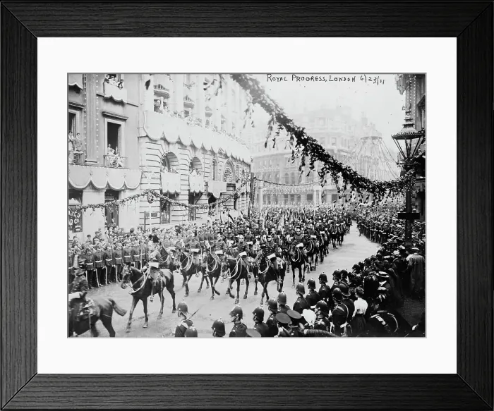 Framed Print : Royal Progress, London, 1911, 1911. Creator: Bain News Service Framed Print : Royal Progress, London, 1911, 1911. Creator: Bain News Service