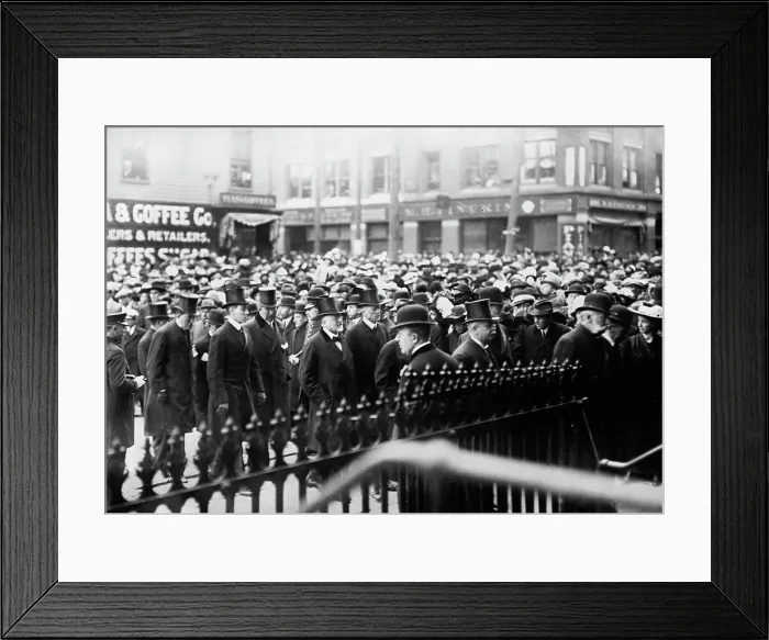 Framed Print : Utica - Sherman funeral, 1912. Creator: Bain News Service Framed Print : Utica - Sherman funeral, 1912. Creator: Bain News Service