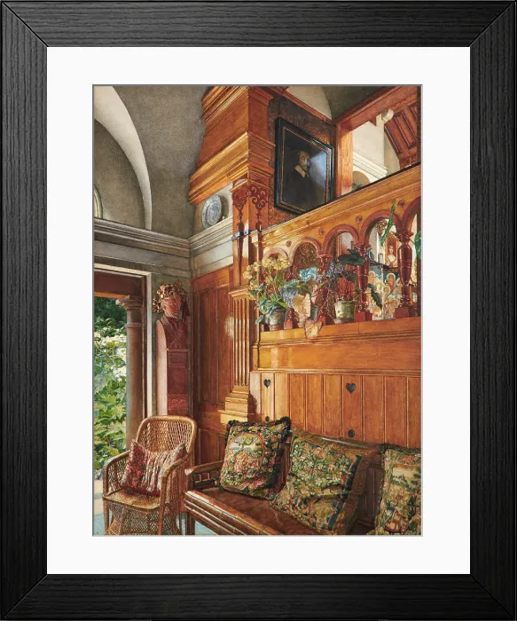 Framed Print : The Garden Studio, 1886-87. Creator: Anna Alma-Tadema Framed Print : The Garden Studio, 1886-87. Creator: Anna Alma-Tadema