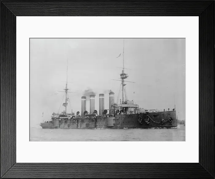 Framed Print : HMS Euryalus, between c1910 and c1915. Creator: Bain News Service Framed Print : HMS Euryalus, between c1910 and c1915. Creator: Bain News Service